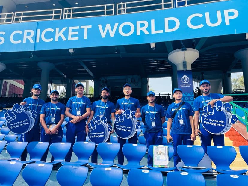 Volunteer coordination at Cricket World 2023