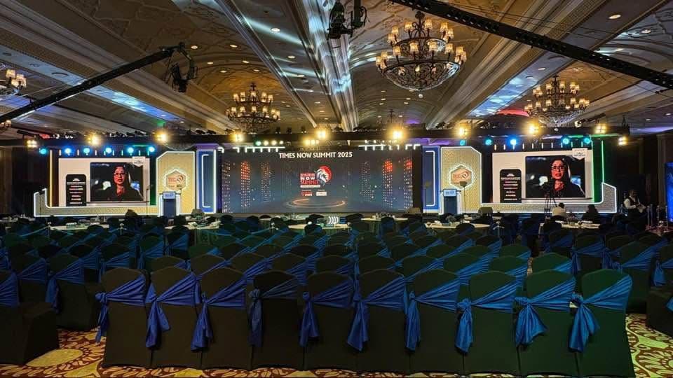Corporate Event Setup with Impactful Branding - Image